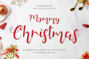 Mommy Christmas Font Download