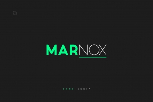 Marnox Font Download