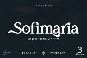 Sofimaria | Elegant Modern Serif font Font Download