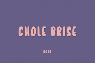 Chole Brise Font Download