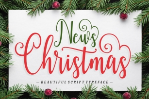 News Christmas Font Download