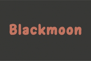 Blackmoon Font Download