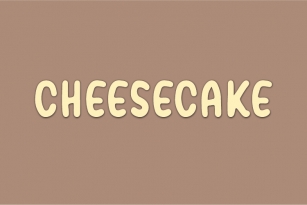 Cheesecake Font Download