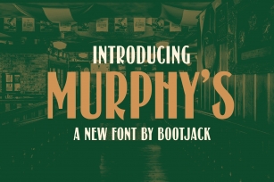 Murphy's Victorian Irish Pub Font Download