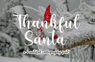 Thankful Santa Font Download
