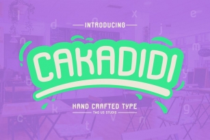 Cakadidi by Two Us Studio Font Download
