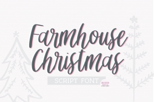 FARMHOUSE CHRISTMAS Script Font Download