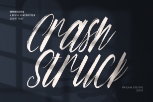 Crash Struck Handwritten Script Font Font Download