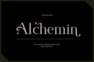 Alchemin - Advertisement Font Font Download