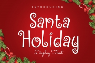 Santa Holiday Font Download