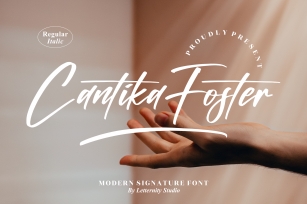 Cantika Foster Font Download