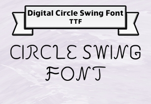 Circle Swing Font Download