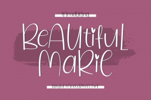 Beautiful Marie Font Download