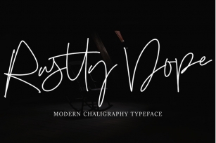 Rustty Dope Font Download