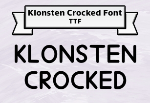 Klonsten Crocked Font Download