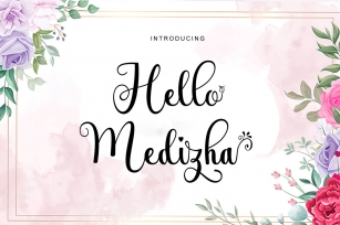 Hello Medhiza Font Download
