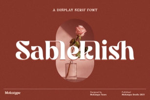 Sableklish -  Display Serif Font Download