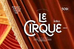 Le Cirque - Parade Type Font Download