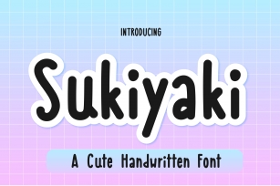 Sukiyaki Font Download