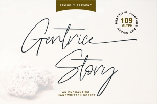 Gentrice Story Font Download