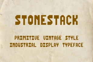 Stonestack Vintage Industrial Font Download