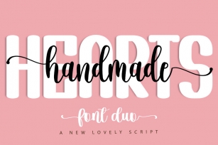 Hearts Handmade Font Download