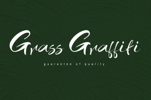 Grass Graffiti Font Download