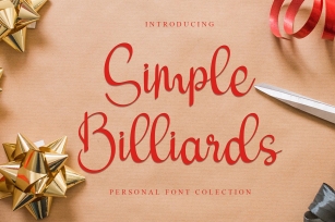 Simple Billiards Font Download