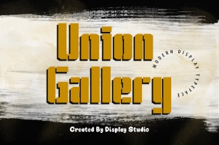 Union Gallery Font Download