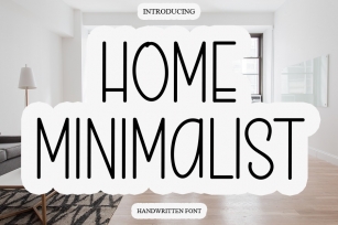 Home Minimalist Font Download