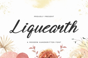 Liquearth Font Download