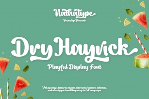 Dry Hayrick Font Download
