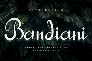 Bandiani Font Download