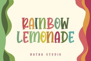 Rainbow Lemonade Font Download