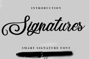 Signatures Font Download