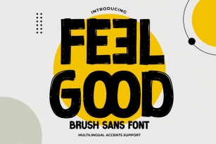 Feel Good - Brush Sans Font Font Download
