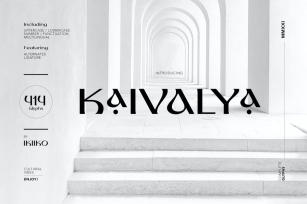 KAIVALYA - Cultural Type Font Download