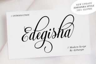 Edegisha Scrip Font Download
