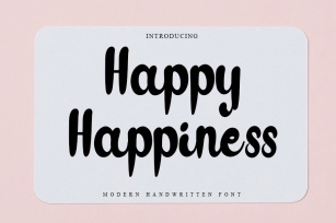 Happy Happiness Font Download