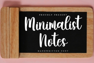 Minimalist Notes Font Download