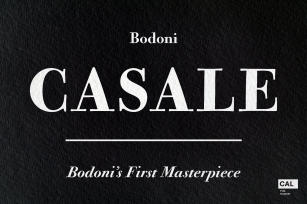 Bodoni Casale Font Download