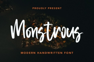 Monstrous Font Download