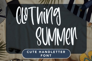 Clothing Summer Font Download