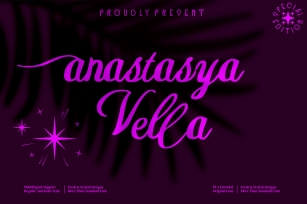 Anastasya vella Font Download