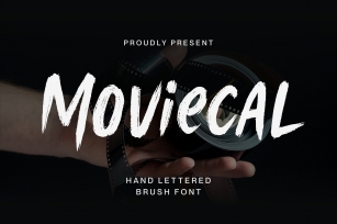 Moviecal Handlettered Brush Font Download