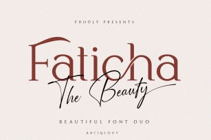 Faticha Beautiful Duo + 4 Logos Font Download