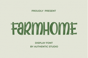 Farmhome Font Dispaly Font Download