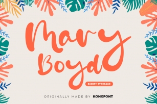 Mary Boyd Font Download