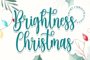Brightness Christmas Font Download