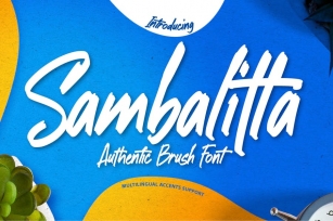 Sambalitta - Natural Handwritten Font Download